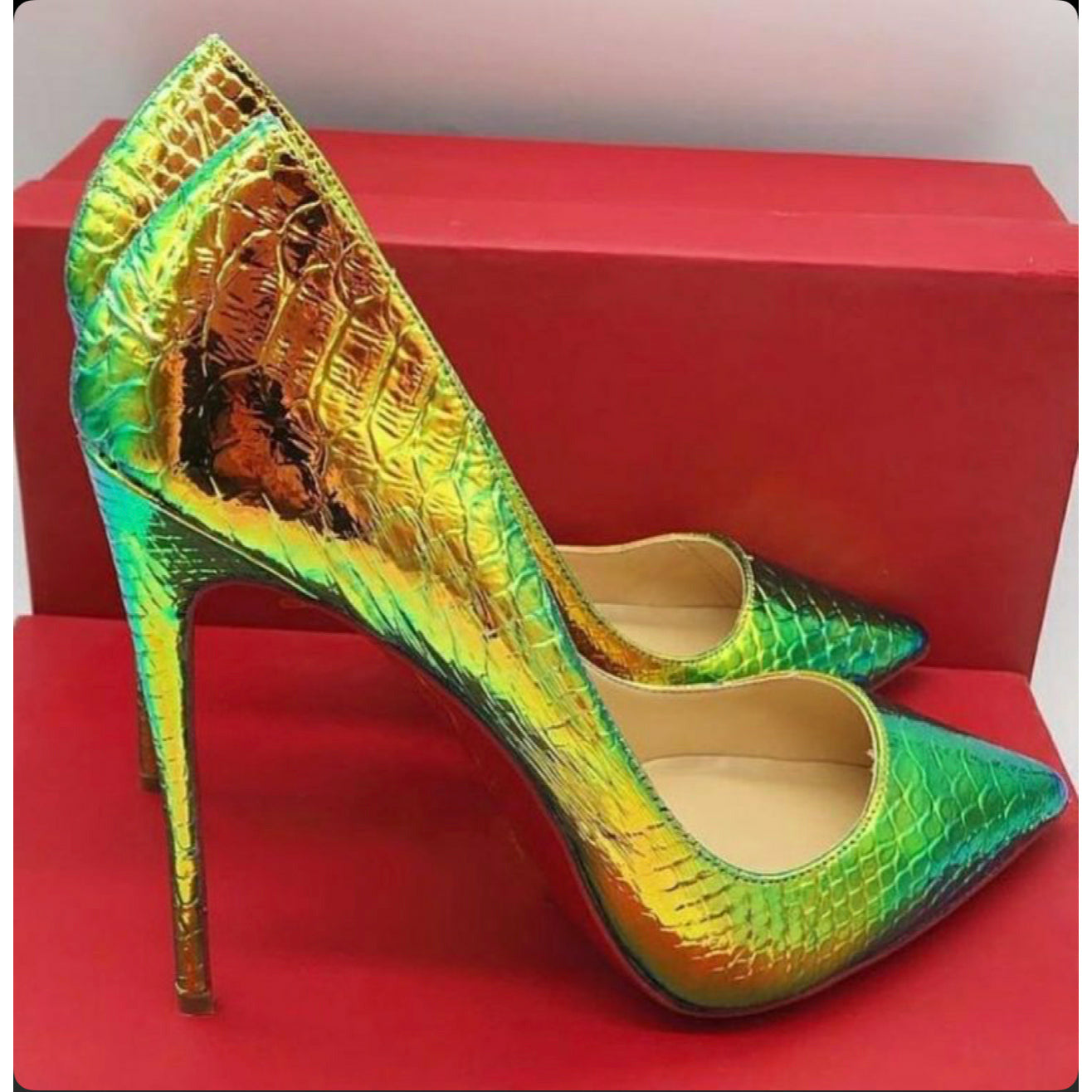 Snake Pattern High Heel Shoes – YELLOW SUB TRADING