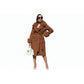 Fur Collar Woolen Long Overcoat