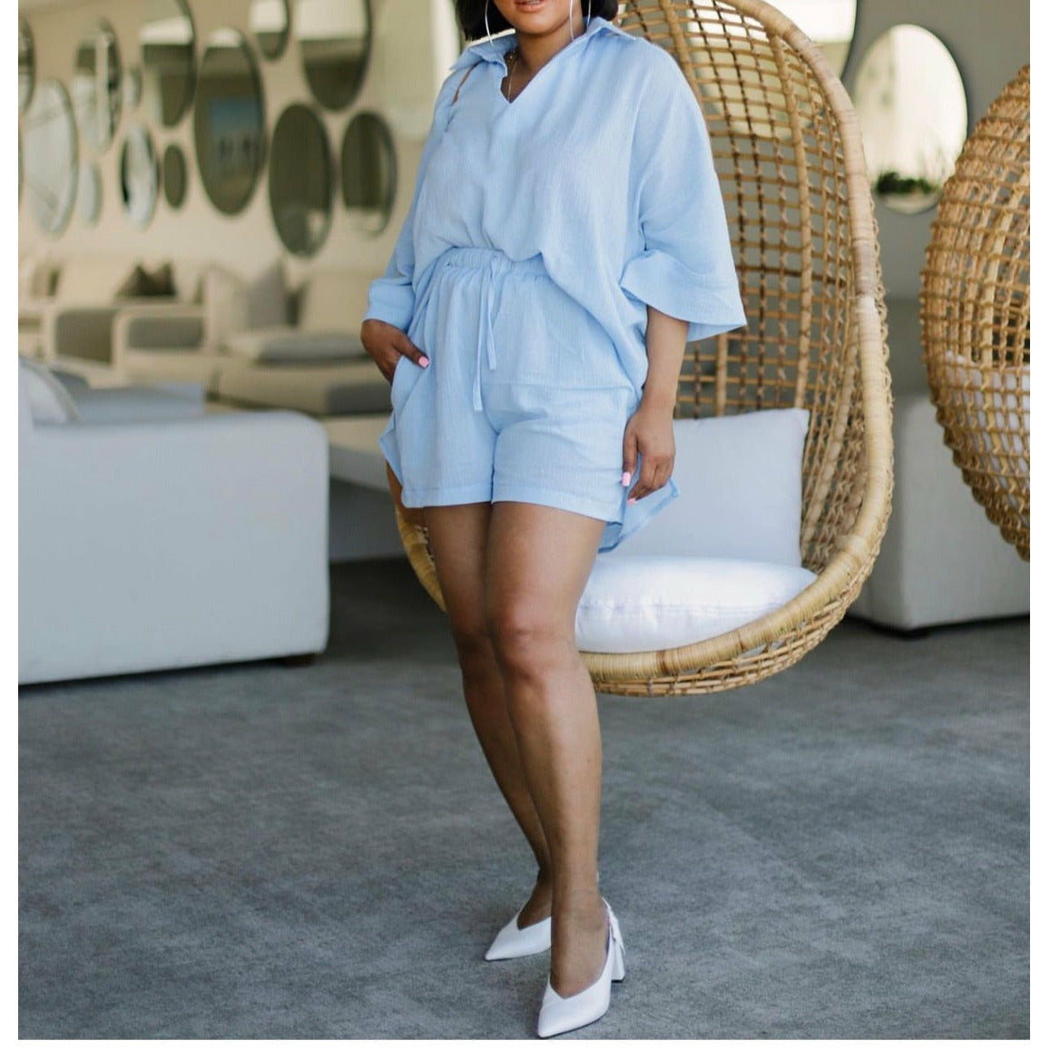 Long Sleeve Top & Short Set