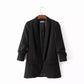 Three Quarter Sleeve Regular Fit Formal Blazer