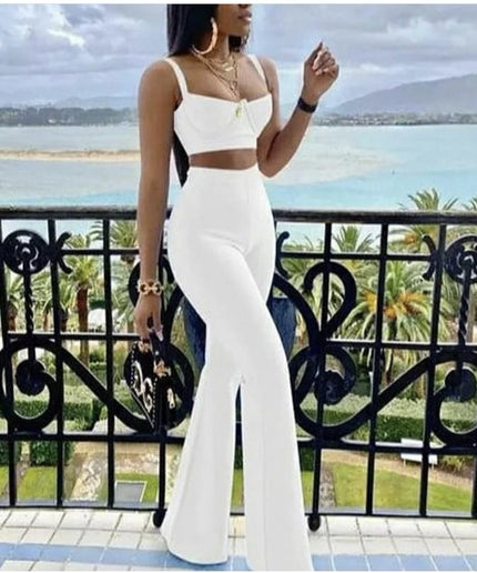 Sexy Two-piece Flared Set