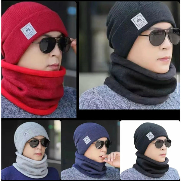 Unisex Beanie caps & Neck Scarf Knitted Hat Set – YELLOW SUB TRADING