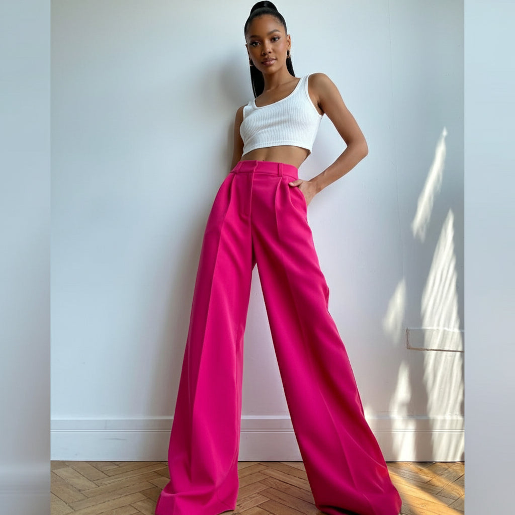 Oversized High Waisted Palazzo Pants