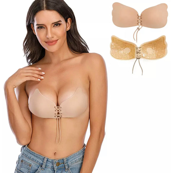 Invisible Push Up Backless Strapless Bra — YELLOW SUB TRADING