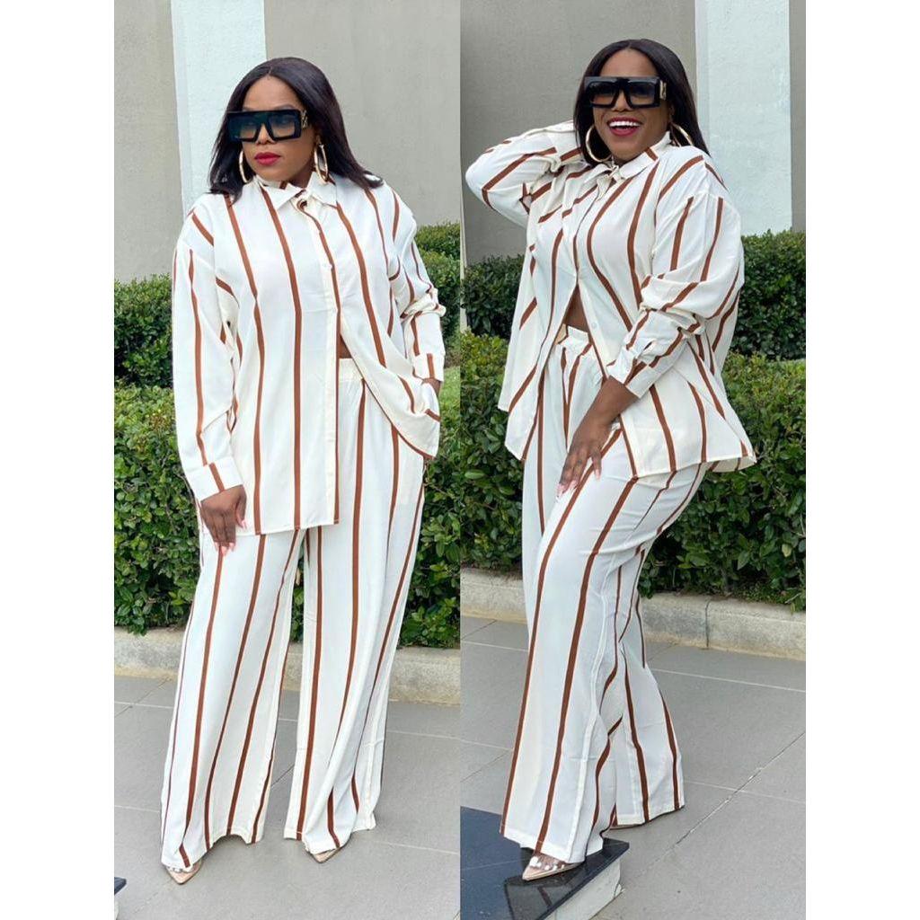 Striped Pants & Shirt Set