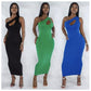 Cut Out Sexy One Shoulder Dress