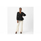 Long Sleeve Wrap Elegant Cross V Neck Shirt