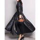 Maxi Pu Leather Tranche Coat