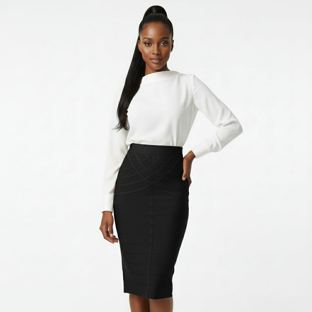 High Waist Classy Bandage Skirt