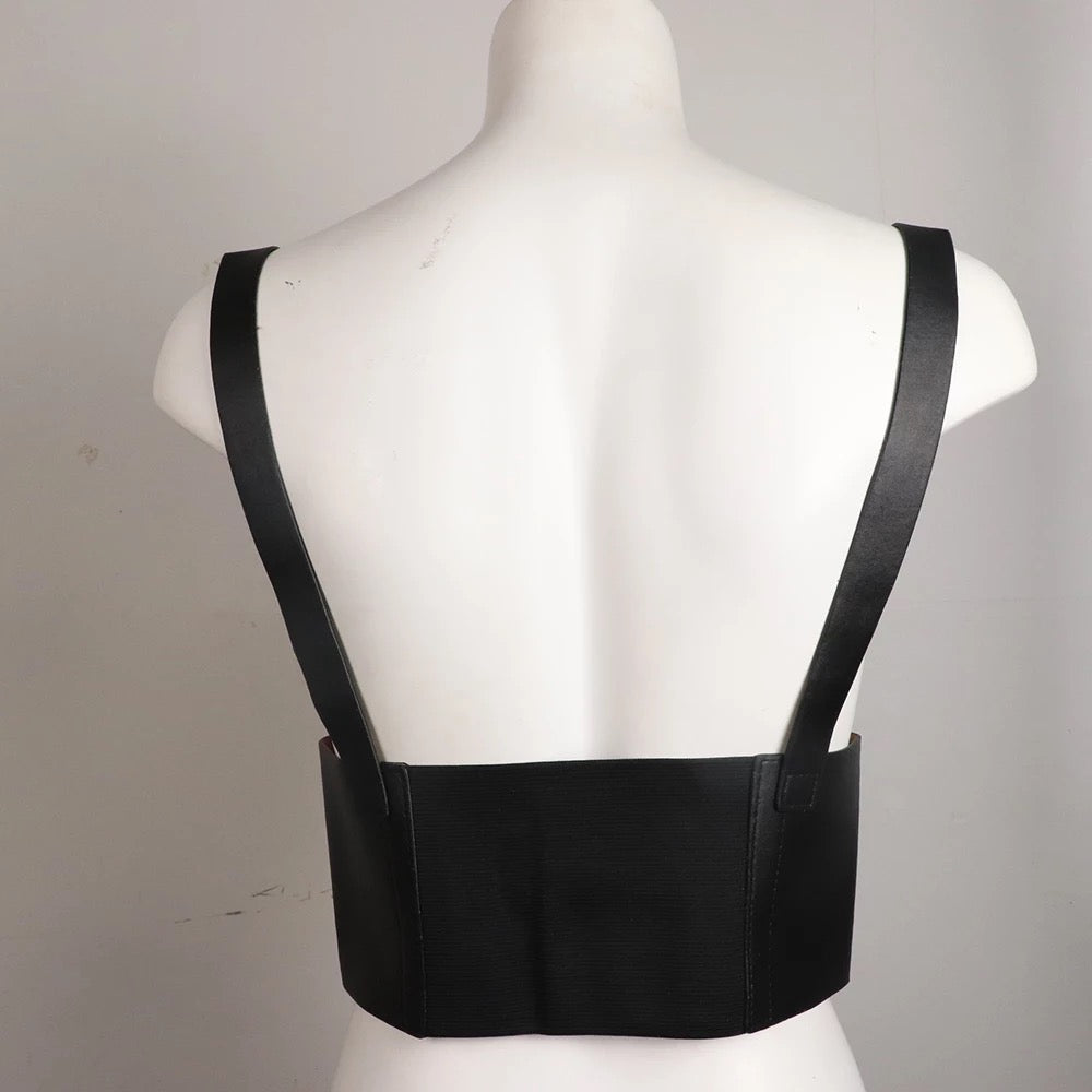 Suspender Cage Waist Wide Belt