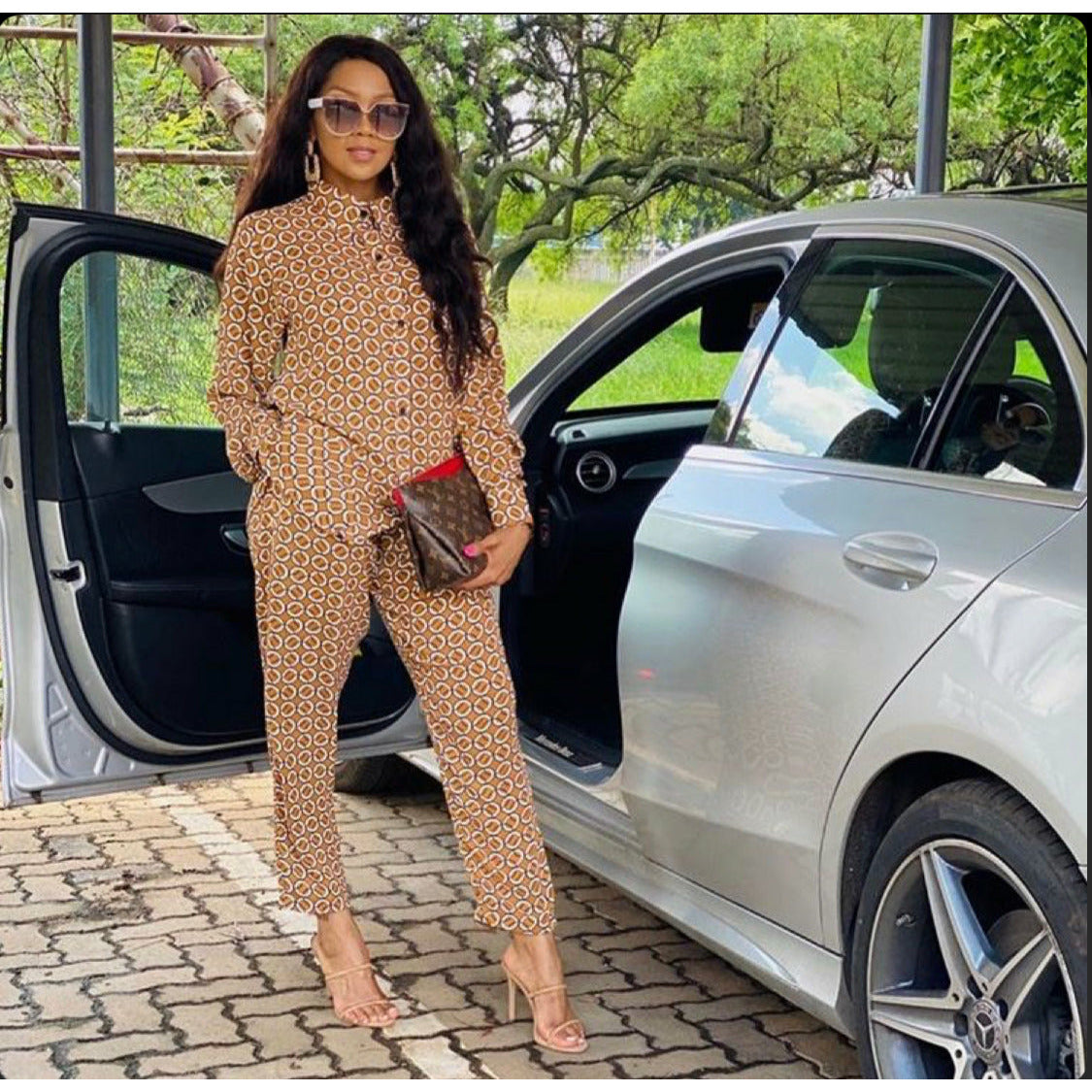 Printed Shirt & Pants Set