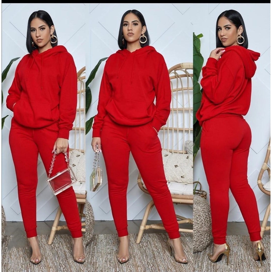 Two Piece Joggers Tracksuit Set