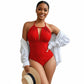 Halter Neck One-piece Summer Monokini Swimsuit