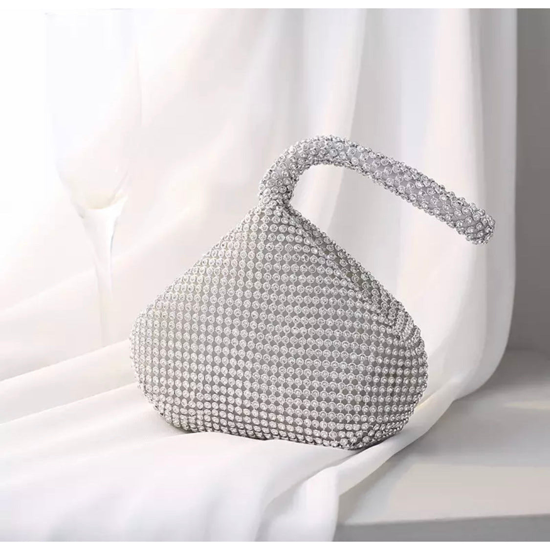 Sparkly Glitter Rhinestone Purse Clutch Bags.