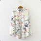 Graffiti Letter Print Casual Shirt
