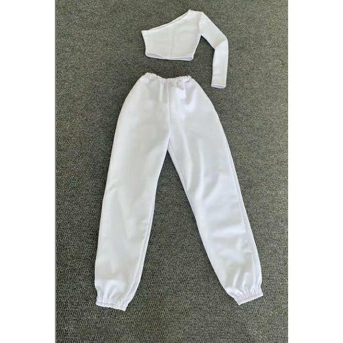 High Waisted Trouser & Crop Top Set