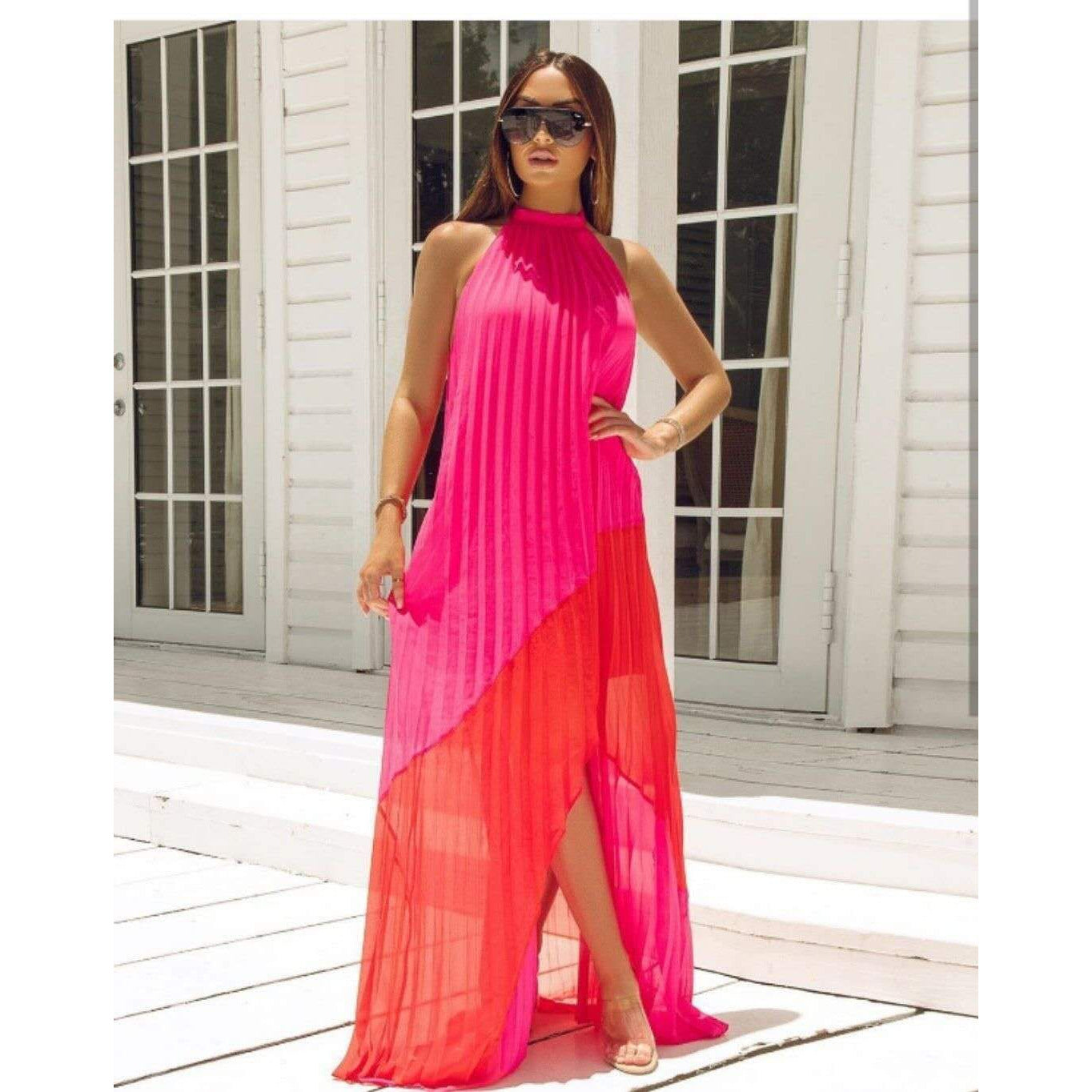 Off Shoulder Maxi Dress
