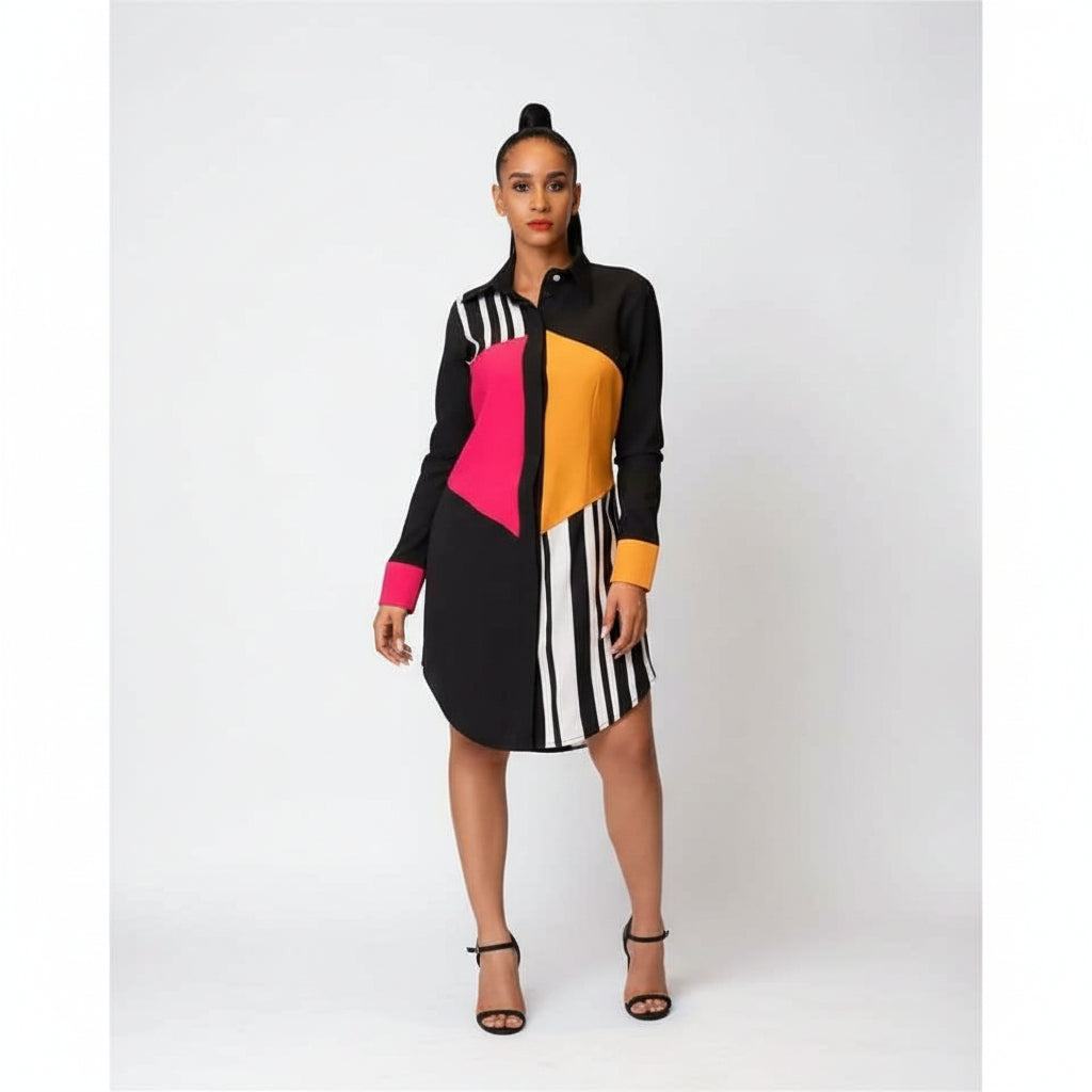 Long Sleeve Shirt Dress
