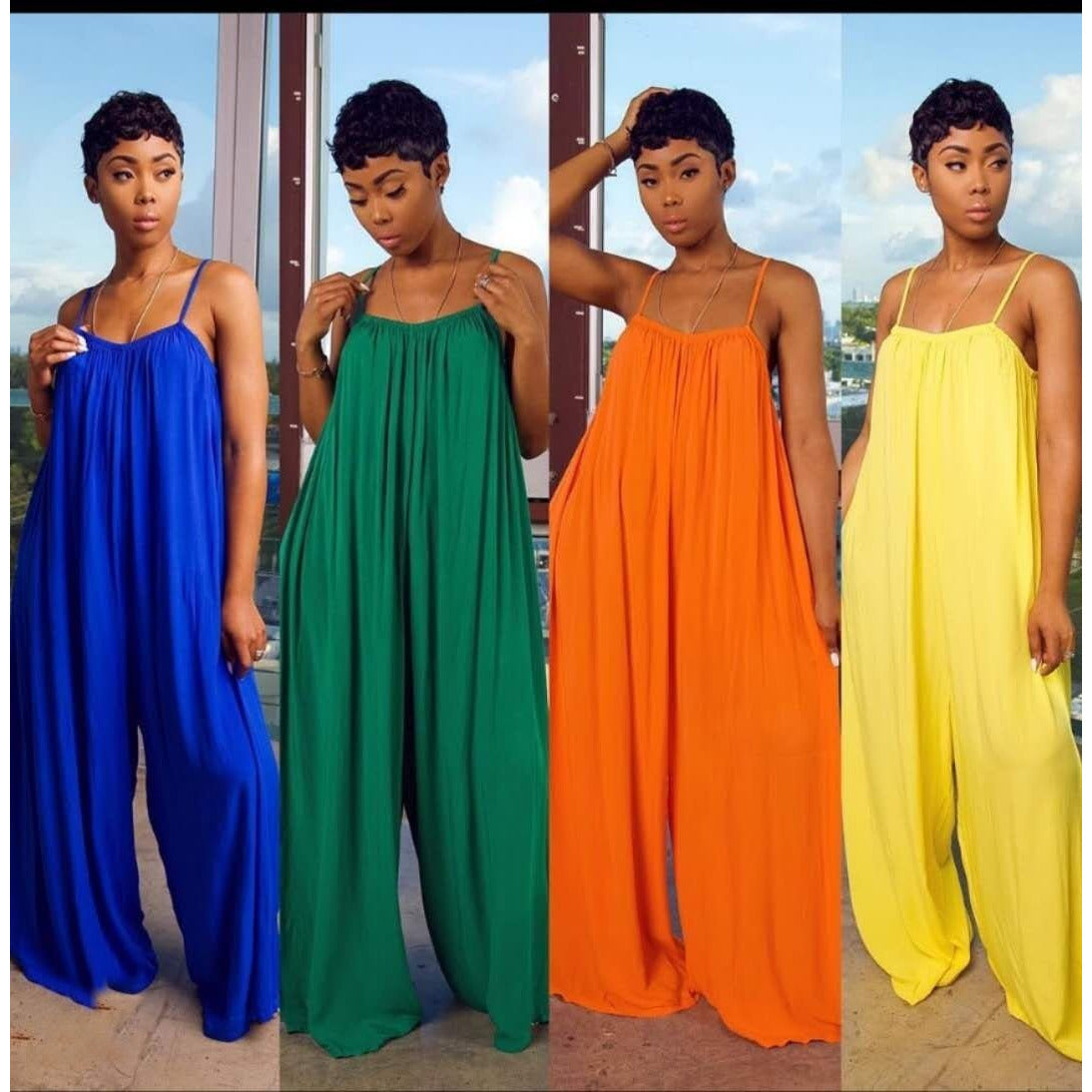 Sleeveless Harem Jumpsuit 