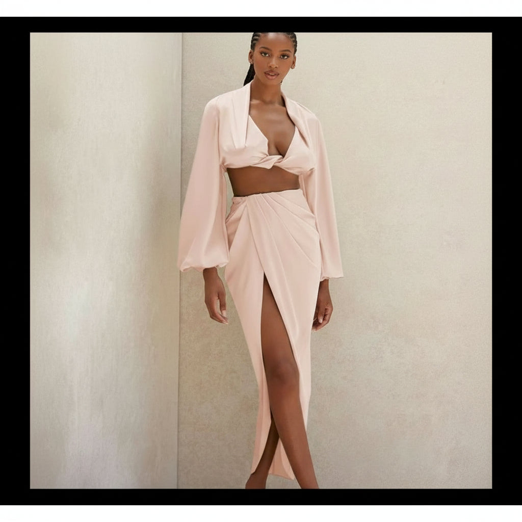 Satin Twin Set